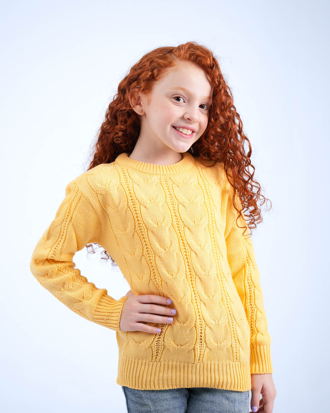 Knitted Girl Pullover