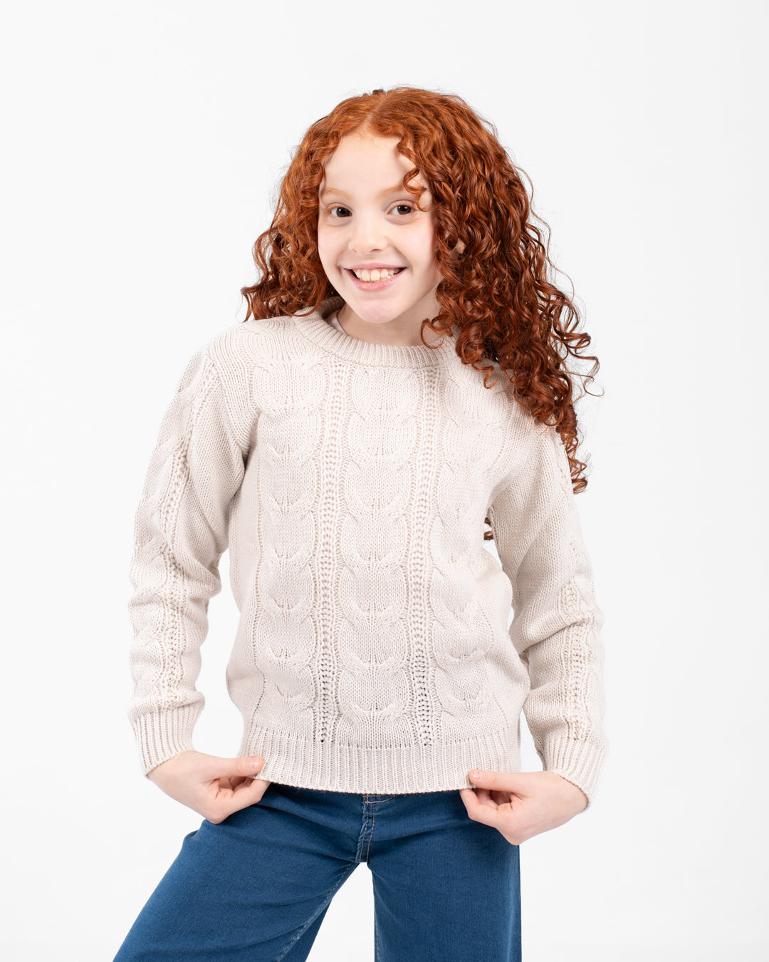 Knitted Girl Pullover