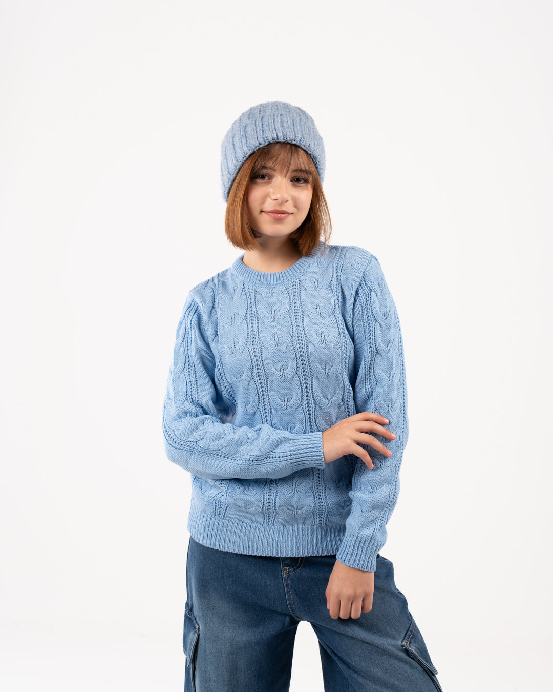 Knitted Girl Pullover