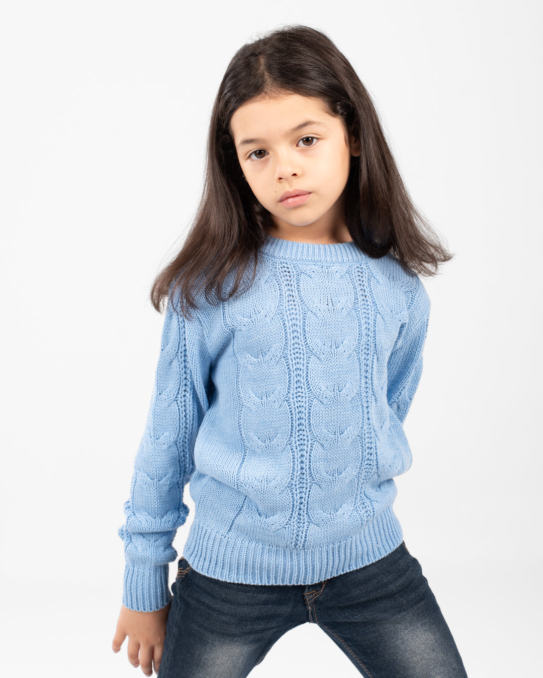 Knitted Girl Pullover