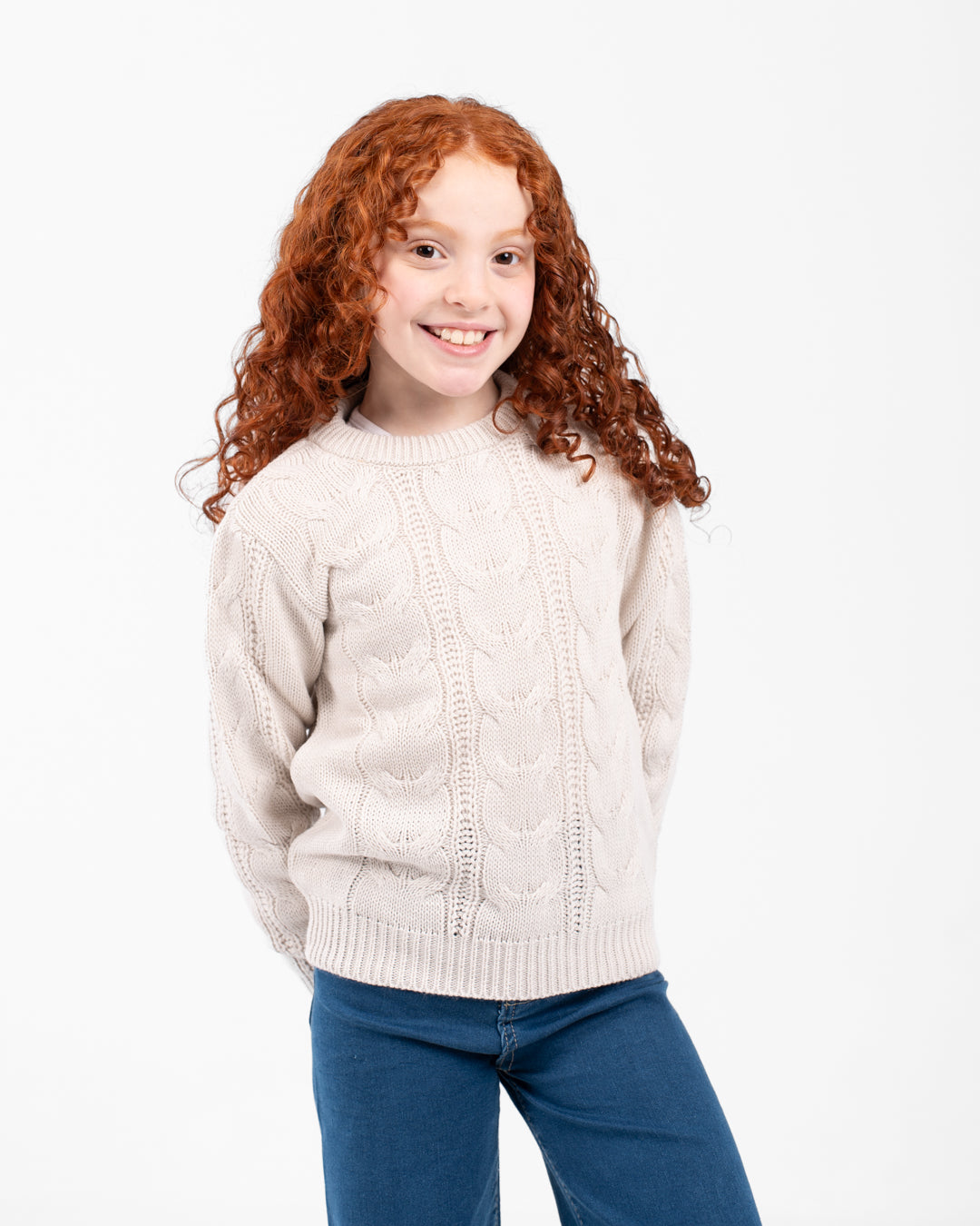 Knitted Girl Pullover