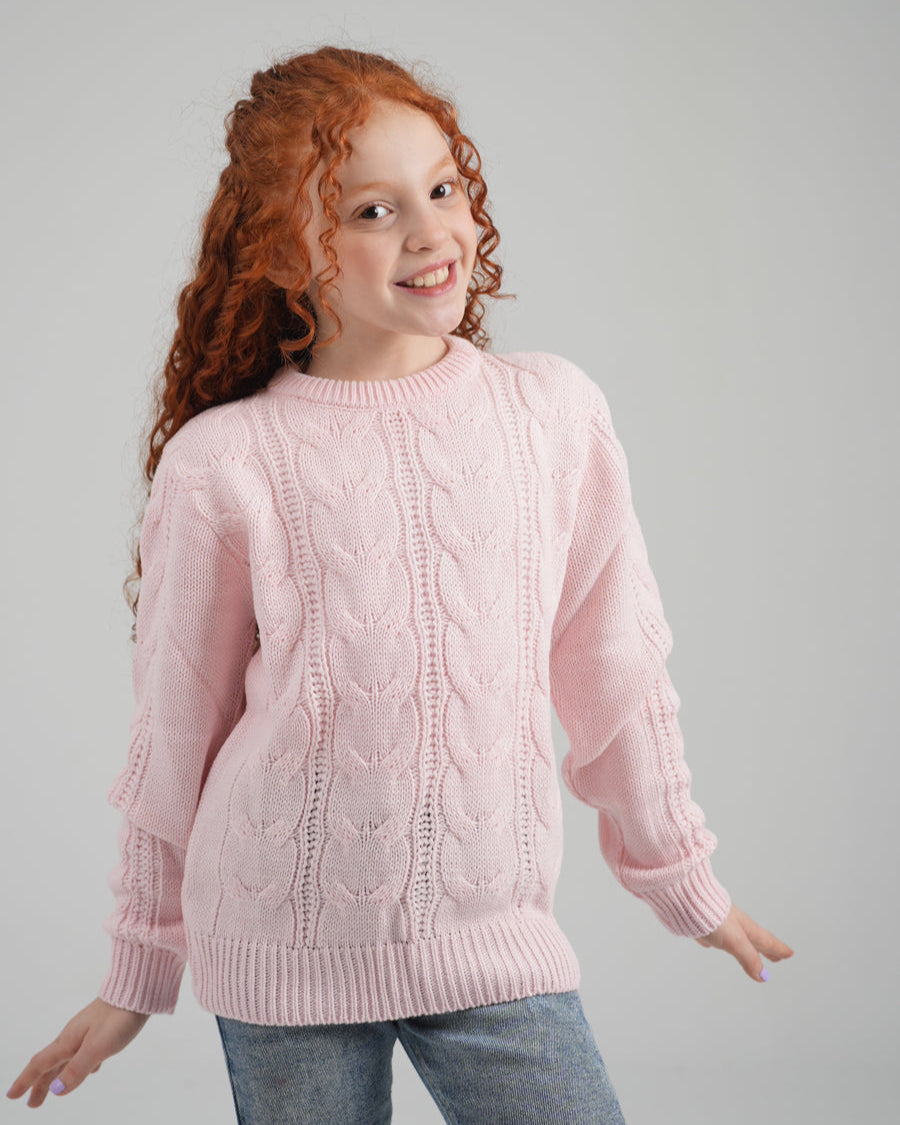 Knitted Girl Pullover