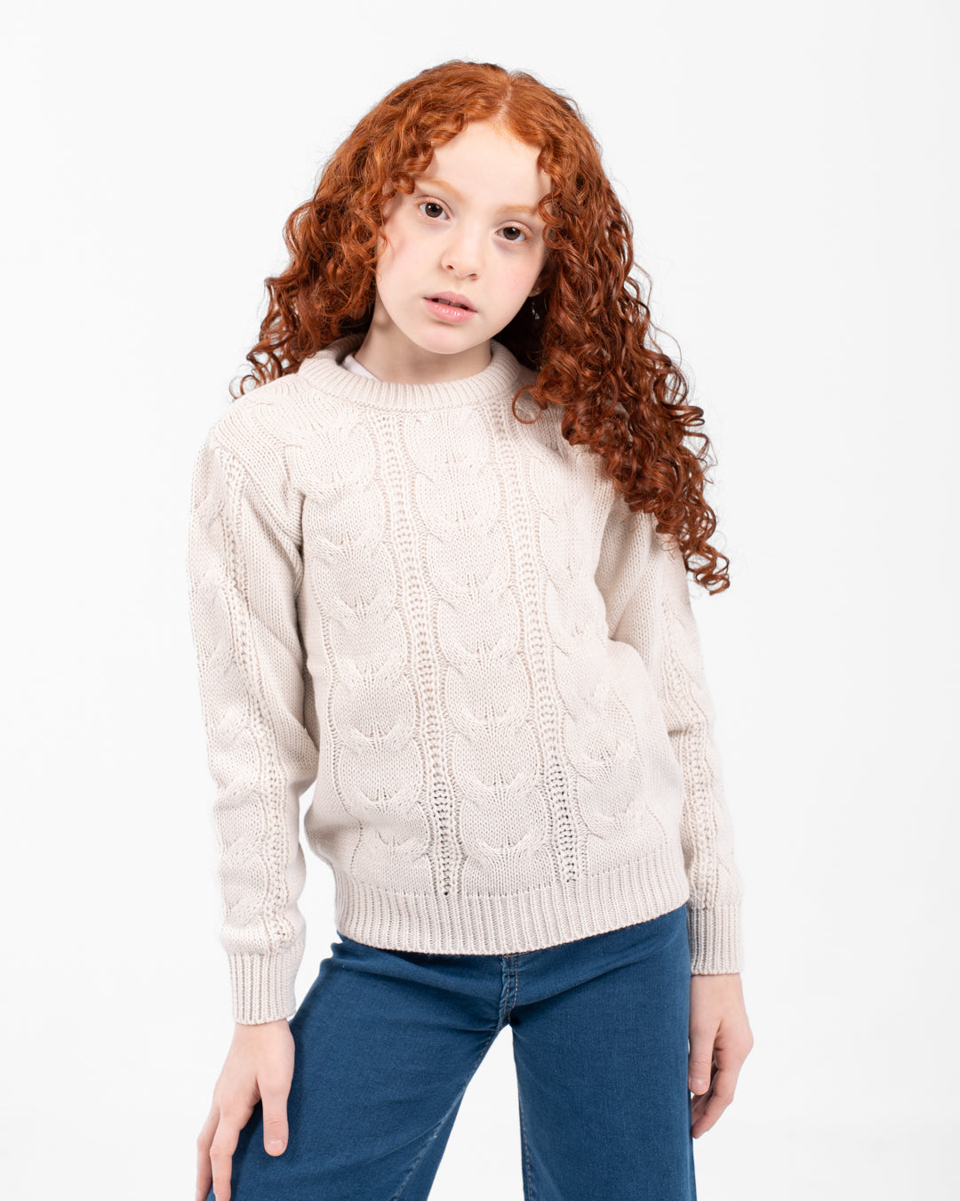 Knitted Girl Pullover