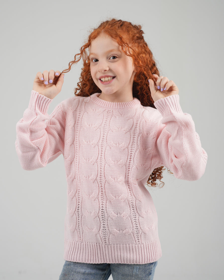 Knitted Girl Pullover