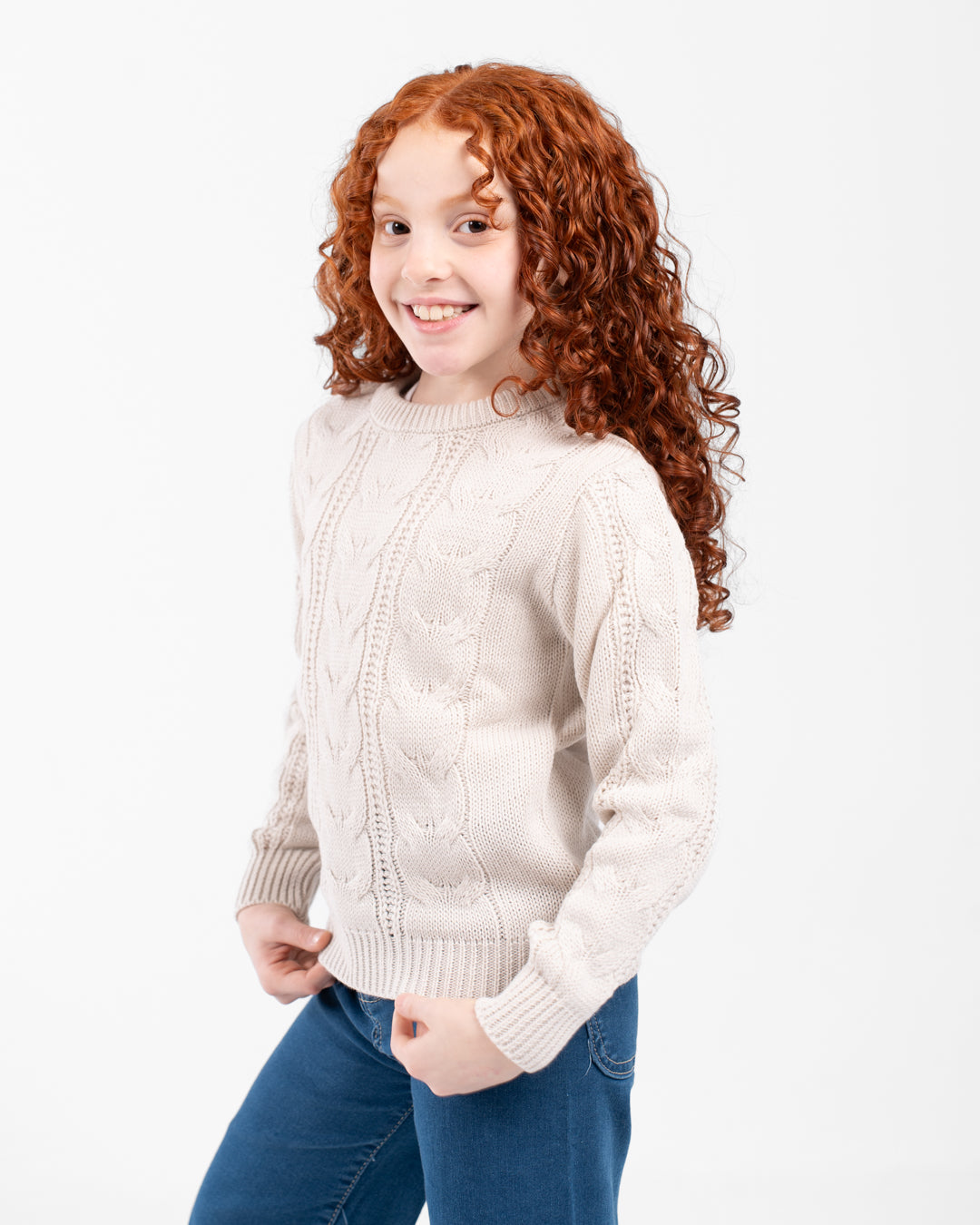 Knitted Girl Pullover