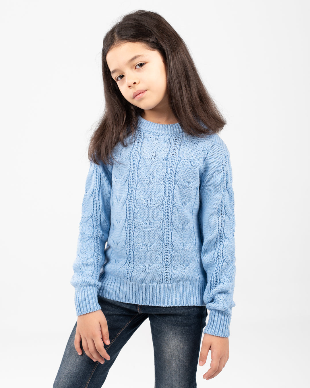 Knitted Girl Pullover