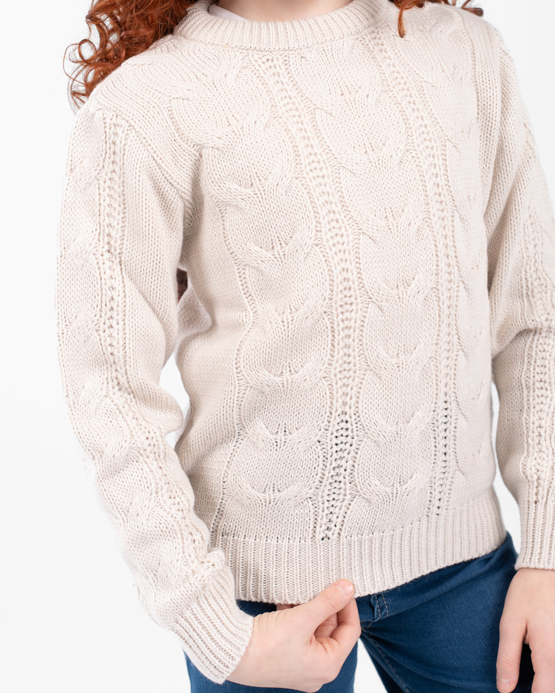 Knitted Girl Pullover