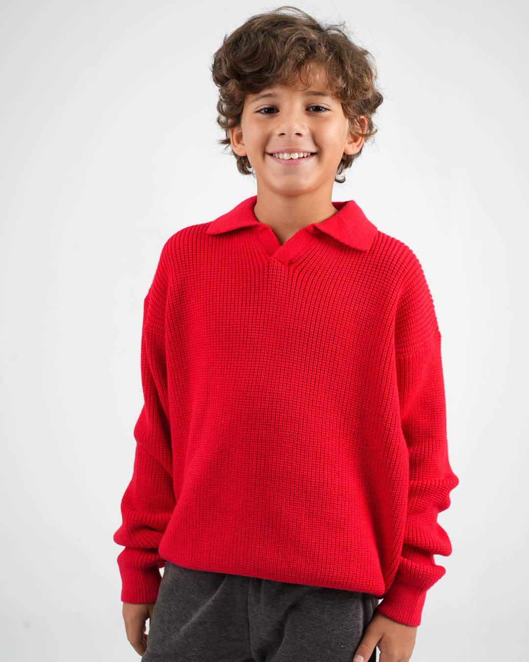 Boys Plain Pullover