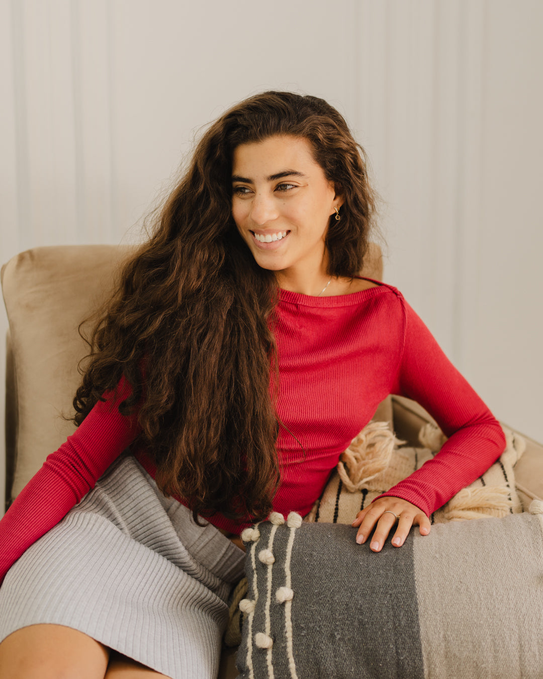 Plain Long Sleeve Top