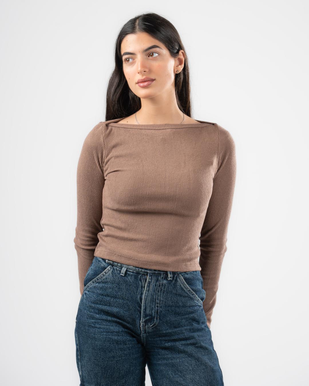 Plain Long Sleeve Top