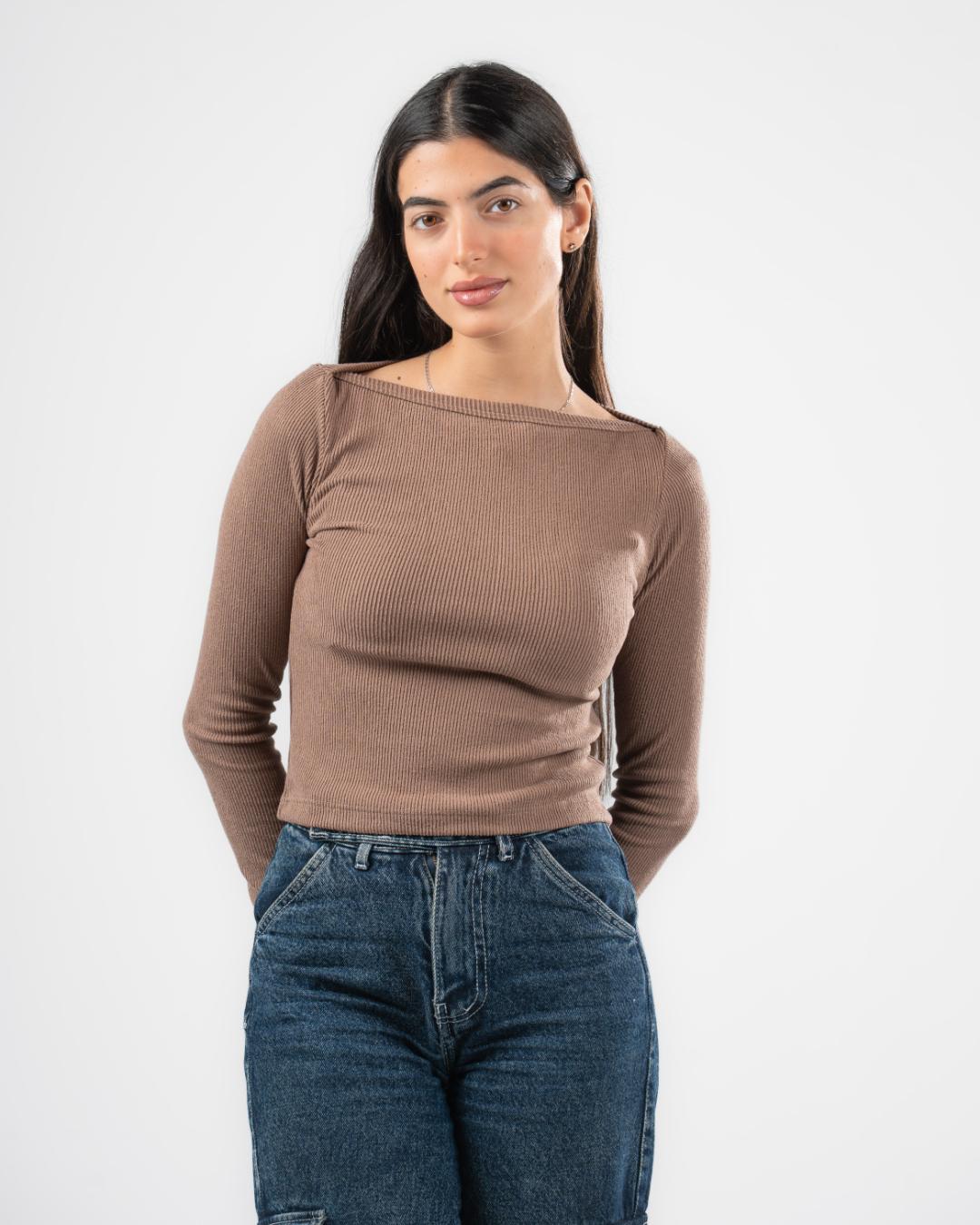 Plain Long Sleeve Top