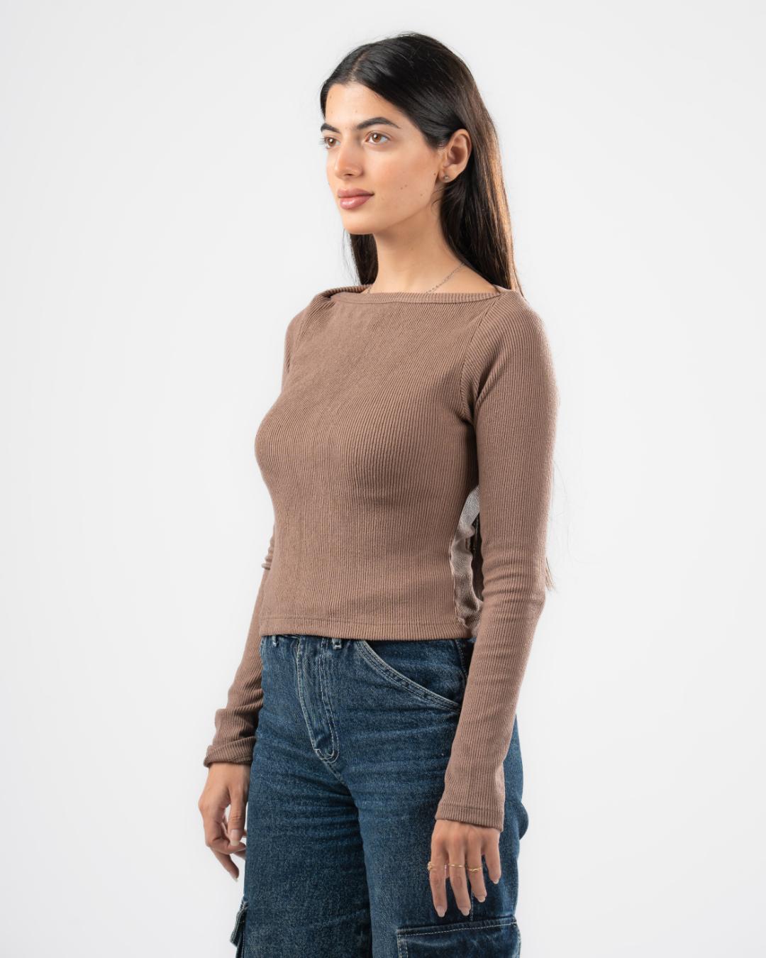 Plain Long Sleeve Top