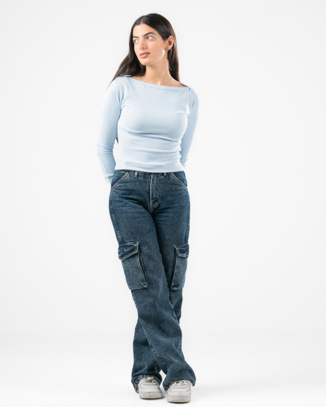 Plain Long Sleeve Top