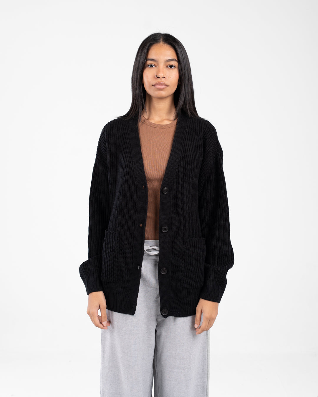 Women Buttoned Pullover