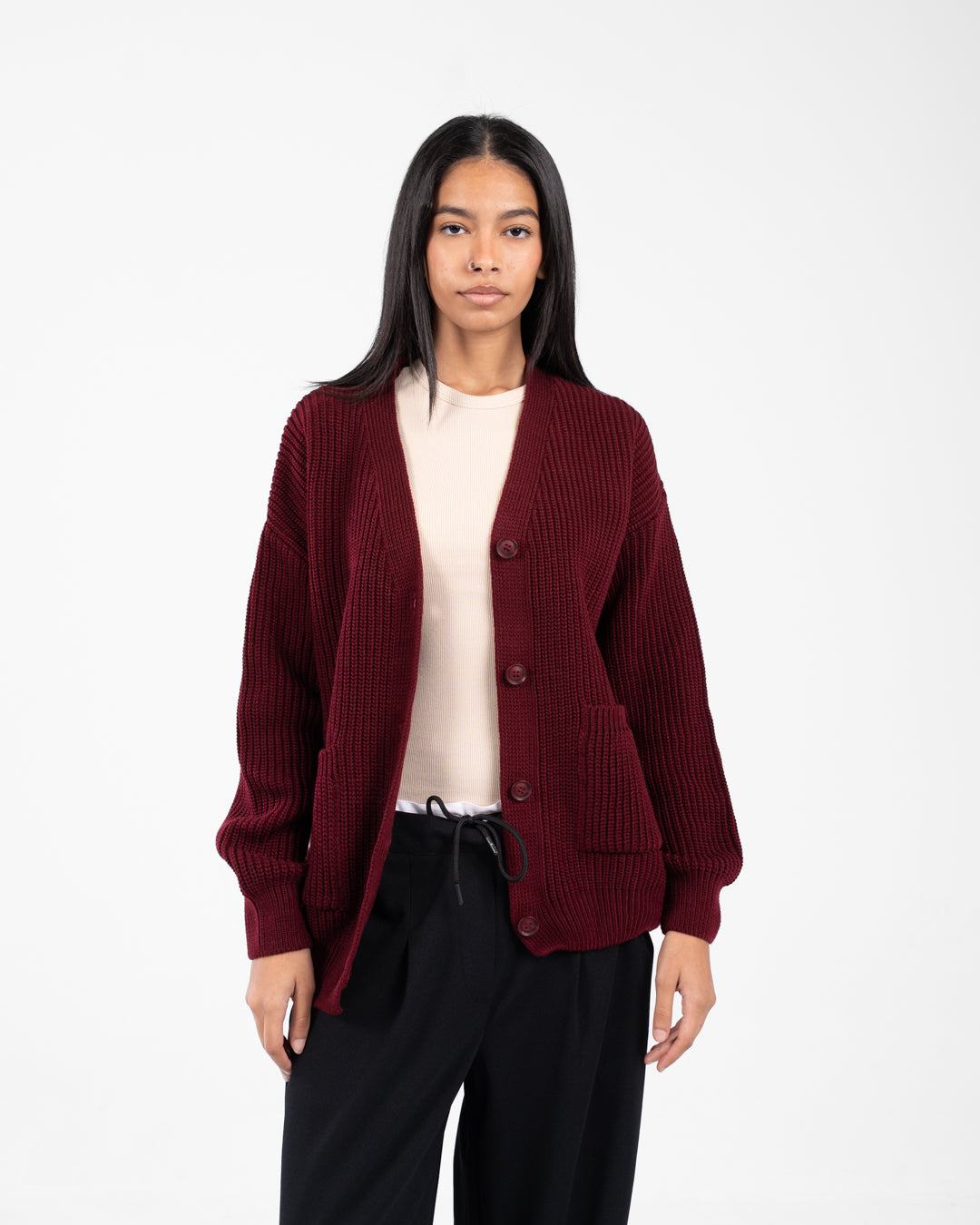 Women Buttoned Pullover