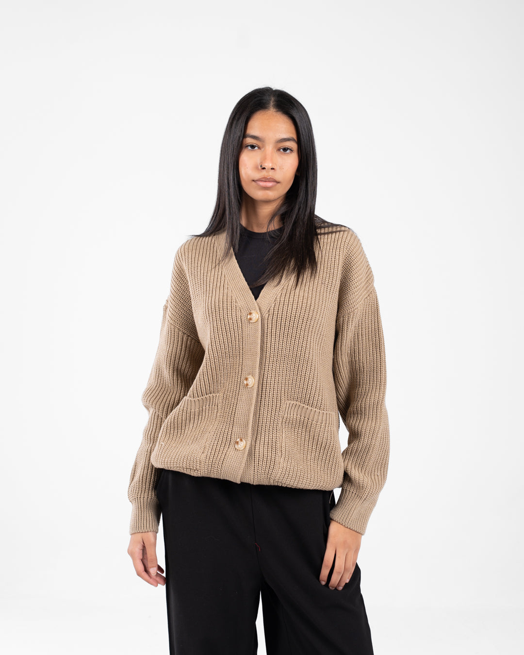 Women Buttoned Pullover