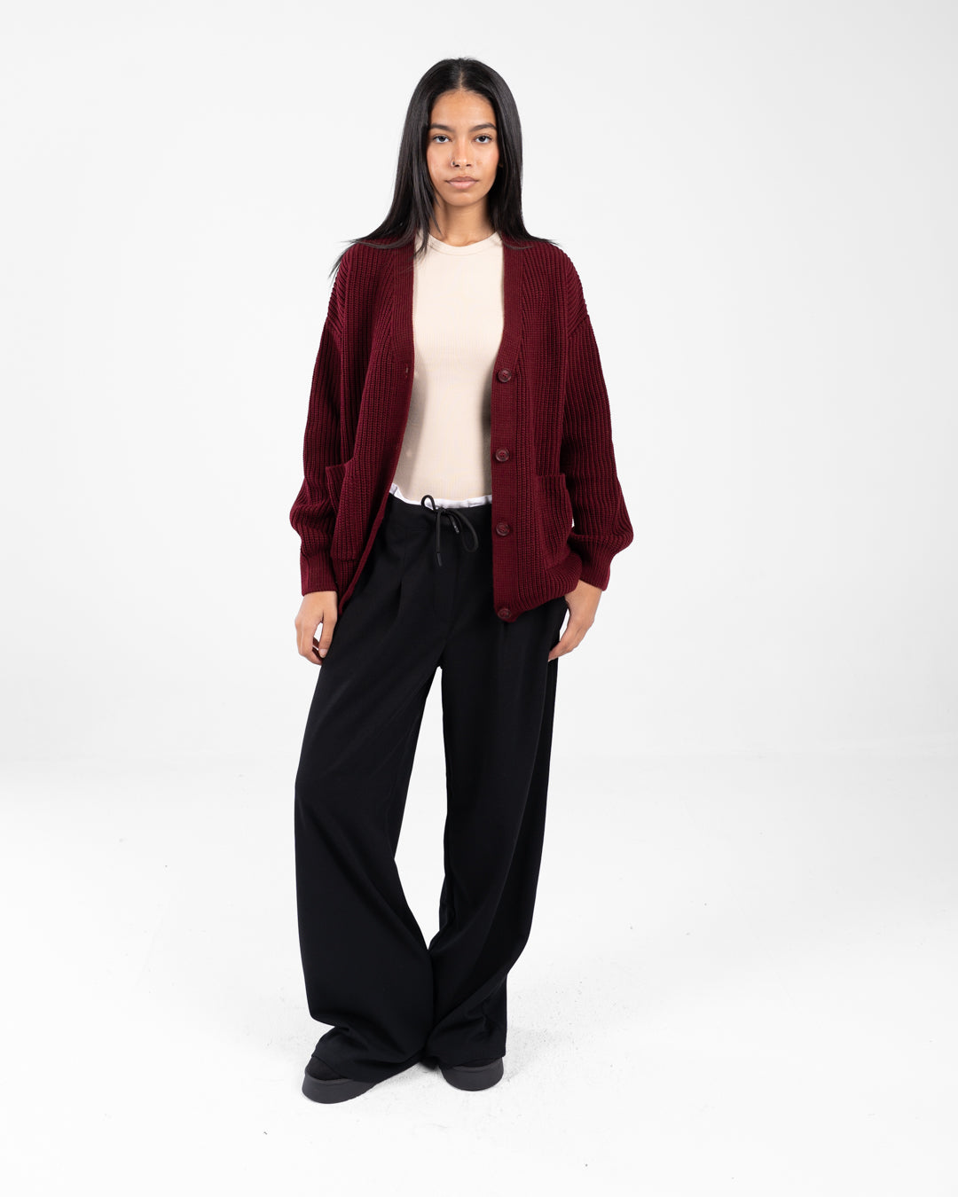 Women Buttoned Pullover