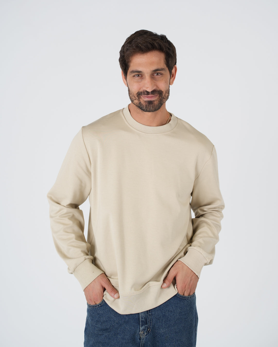 Plain Round Neck Sweater