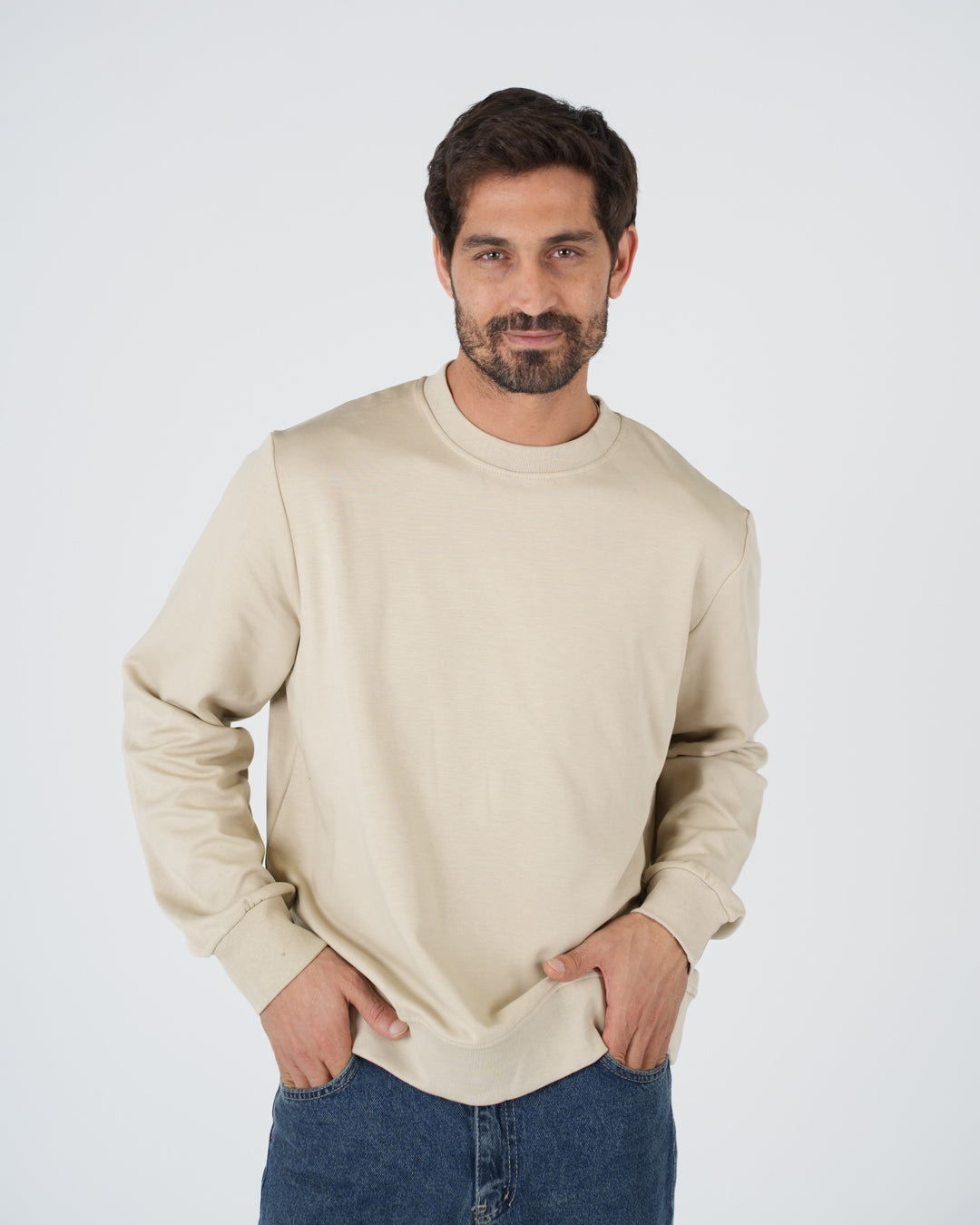 Plain Round Neck Sweater