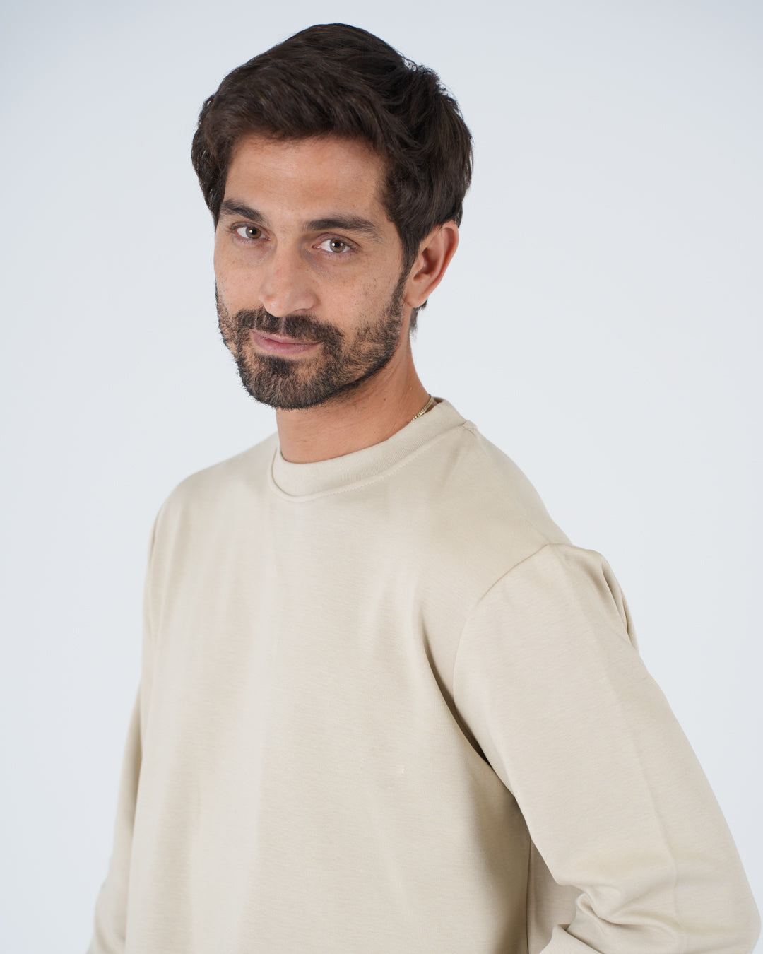 Plain Round Neck Sweater