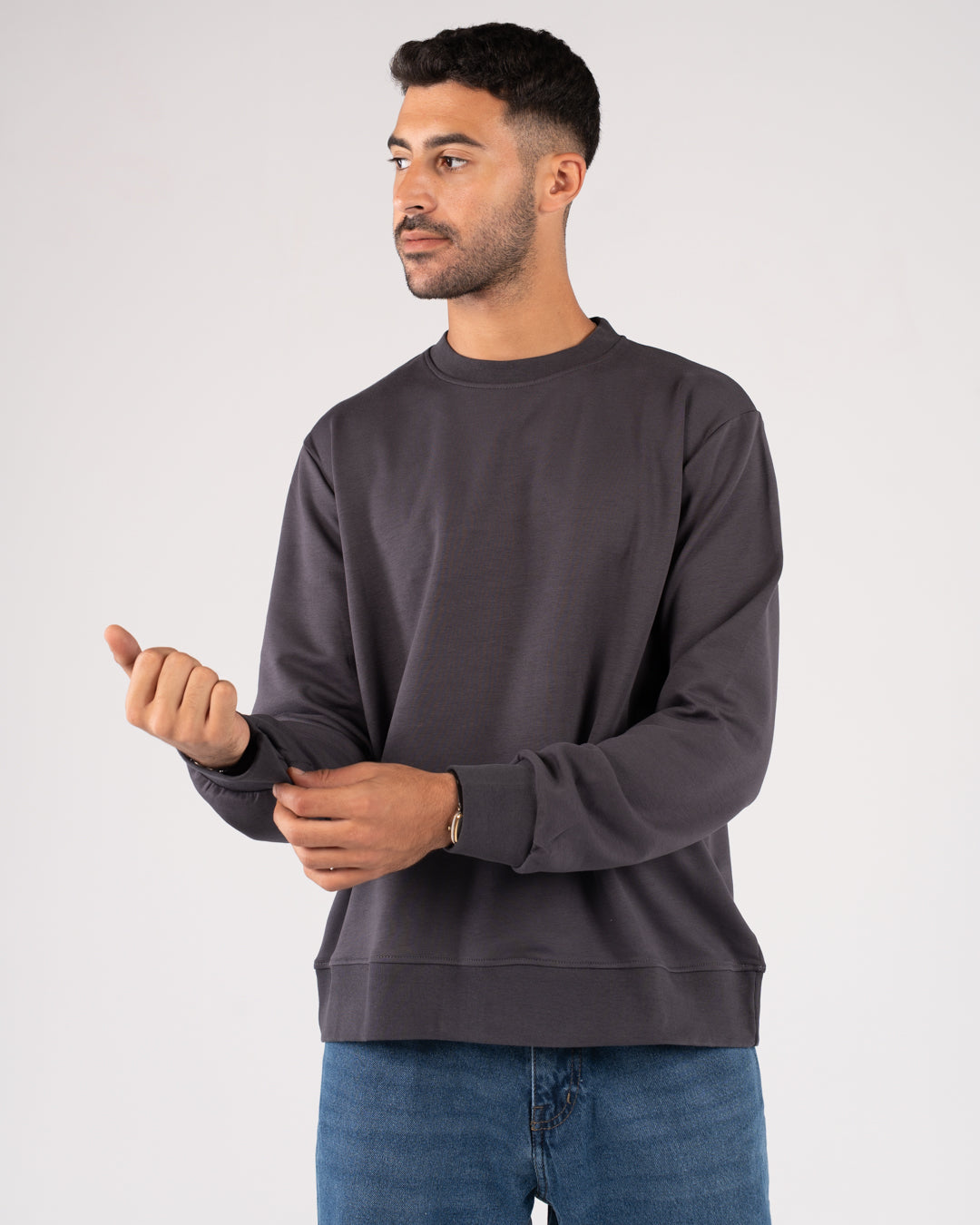 Plain Round Neck Sweater