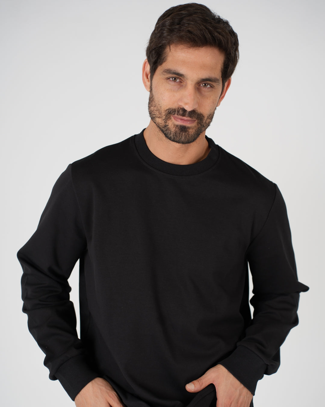 Plain Round Neck Sweater