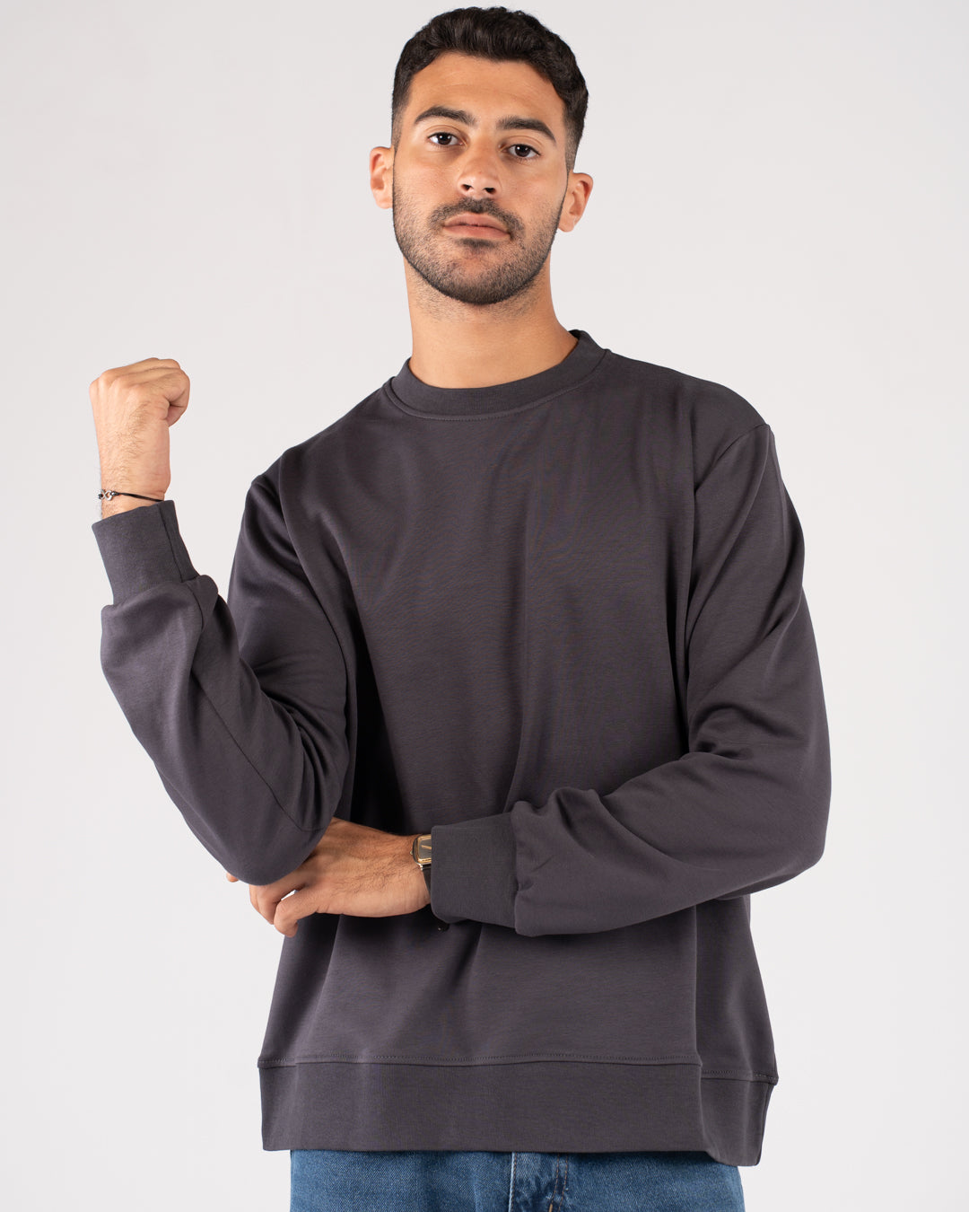 Plain Round Neck Sweater