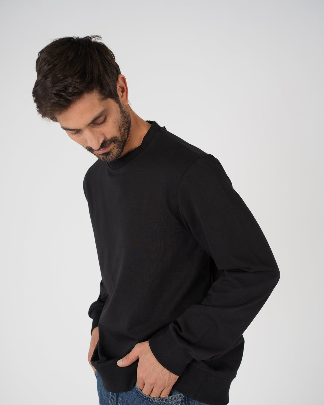 Plain Round Neck Sweater