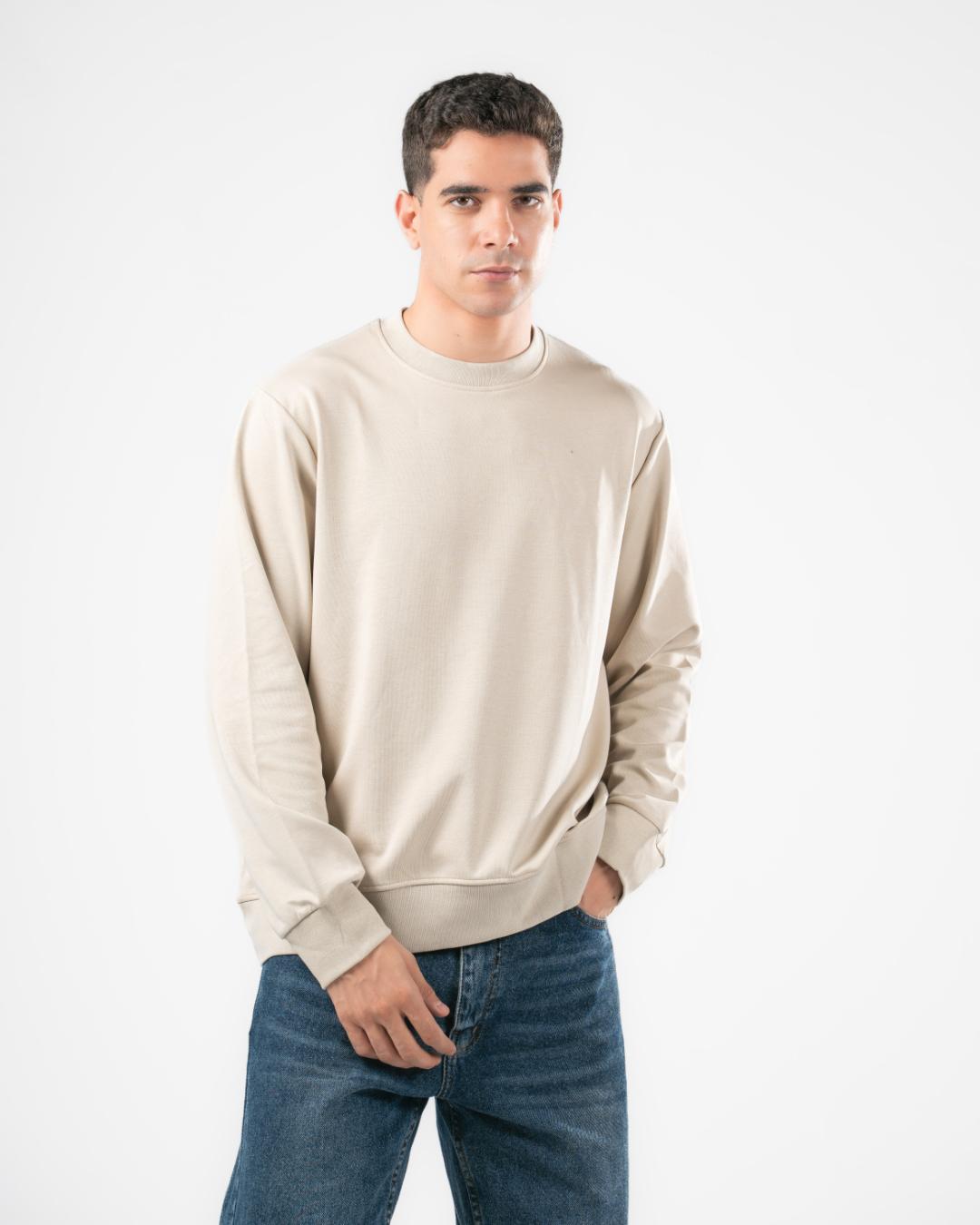 Plain Round Neck Sweater