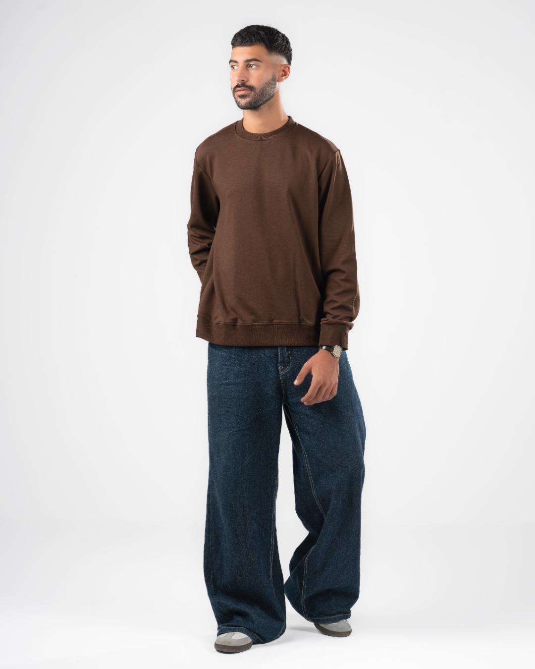 Plain Round Neck Sweater