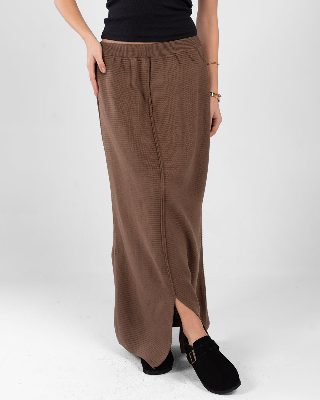 Women Lynx Knitted Skirt