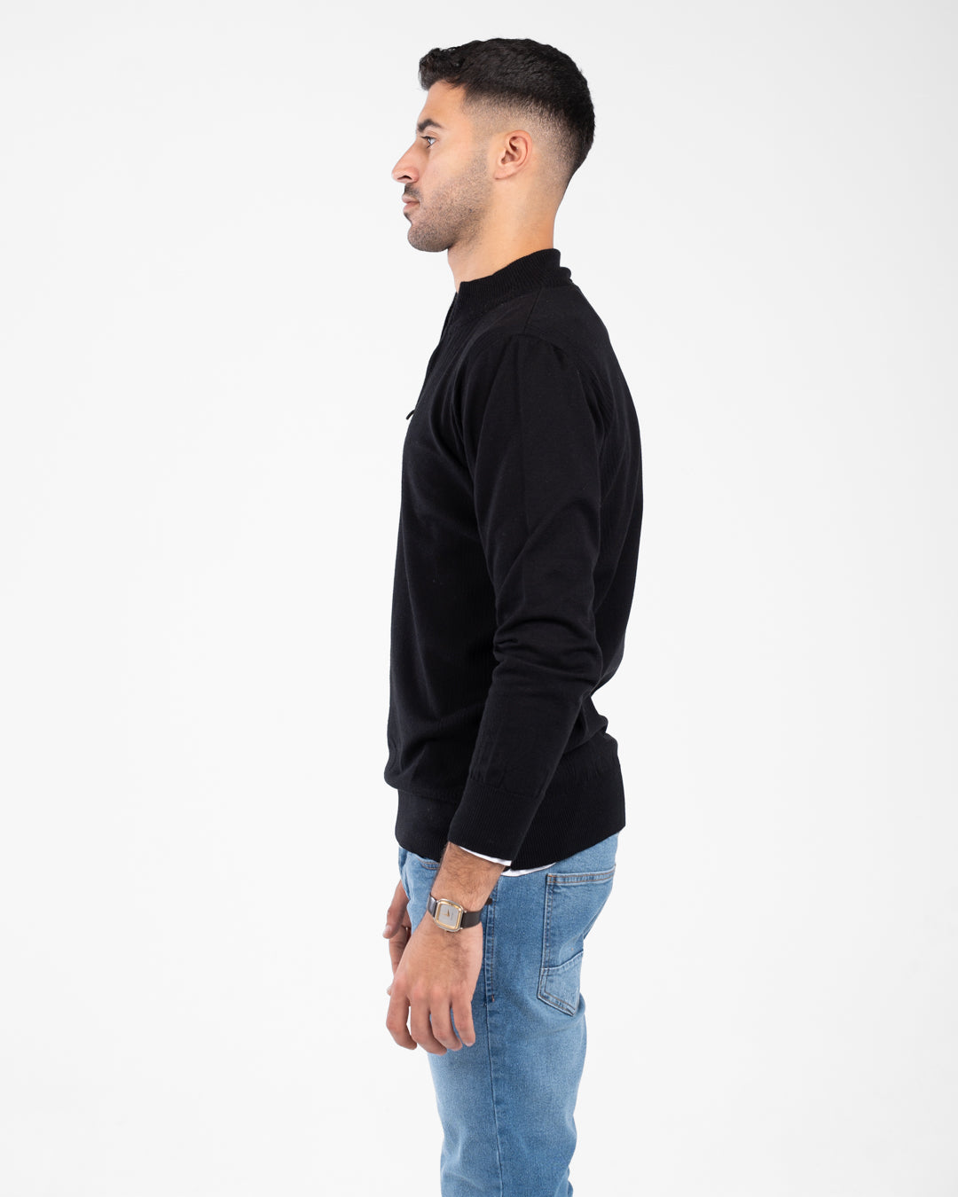 Men Half Zippered Pullover
