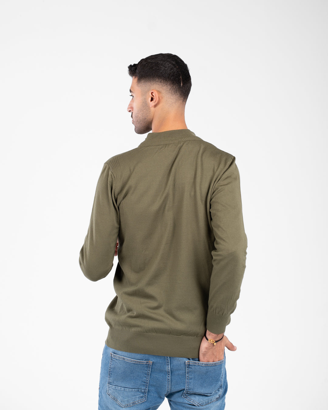 Men Half Zippered Pullover