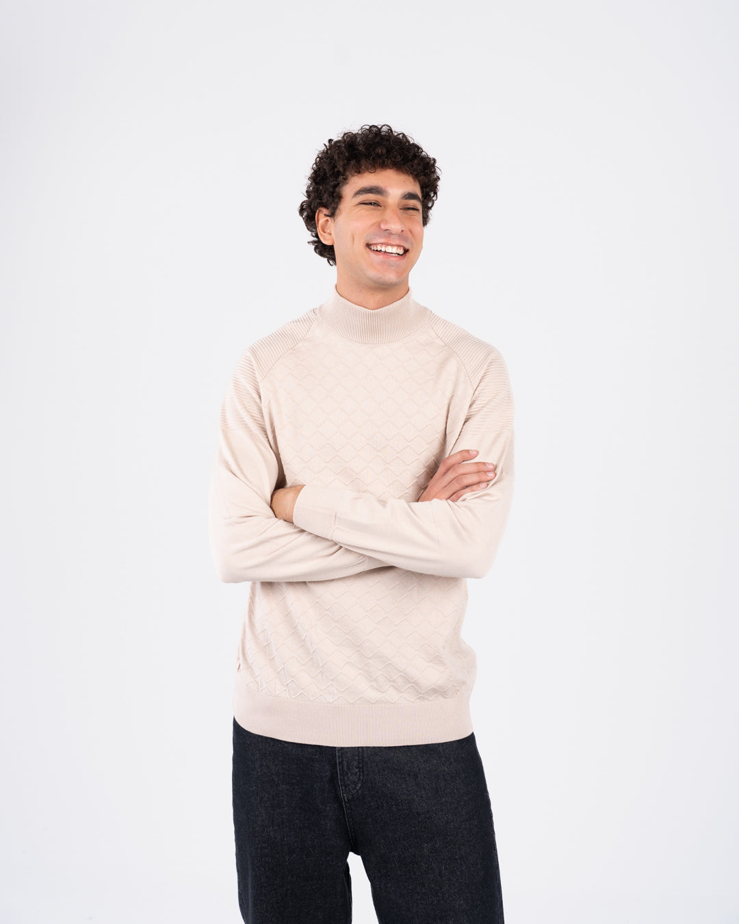 سترة جاكار نصف رجالية