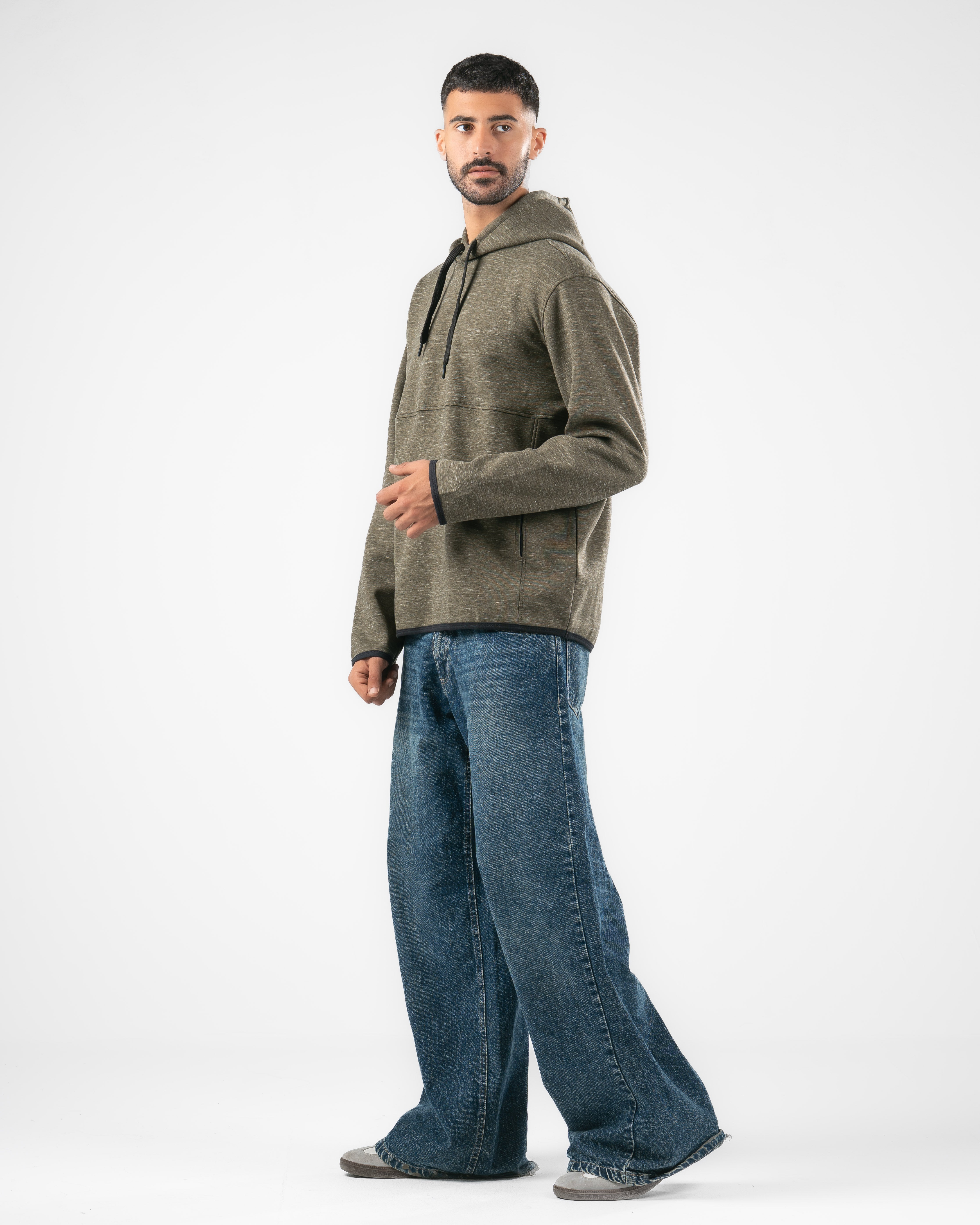 Washed Print Sweat Shirt