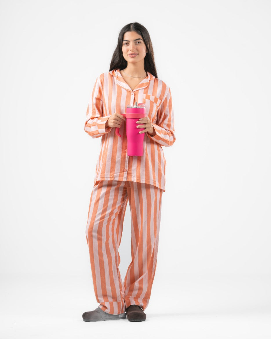 Striped Women Pajamas