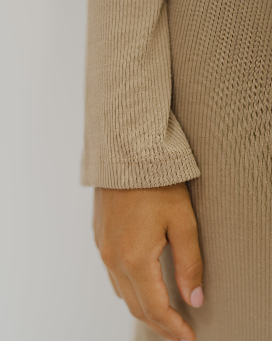 فستان سادة مضلع