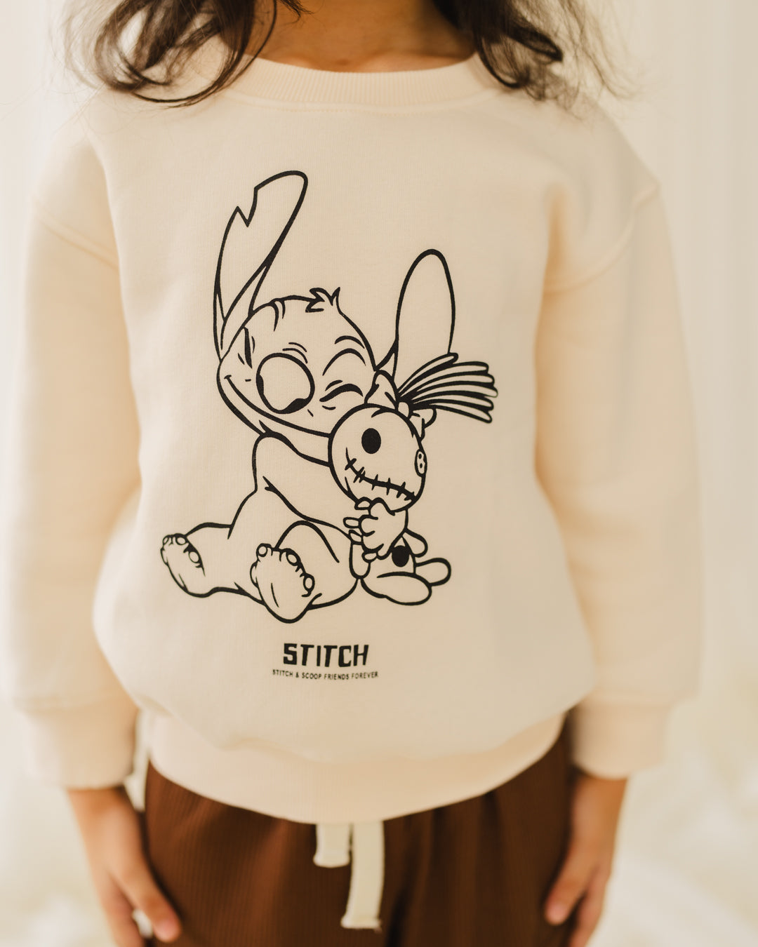 Stitch Round Neck SweatShirt