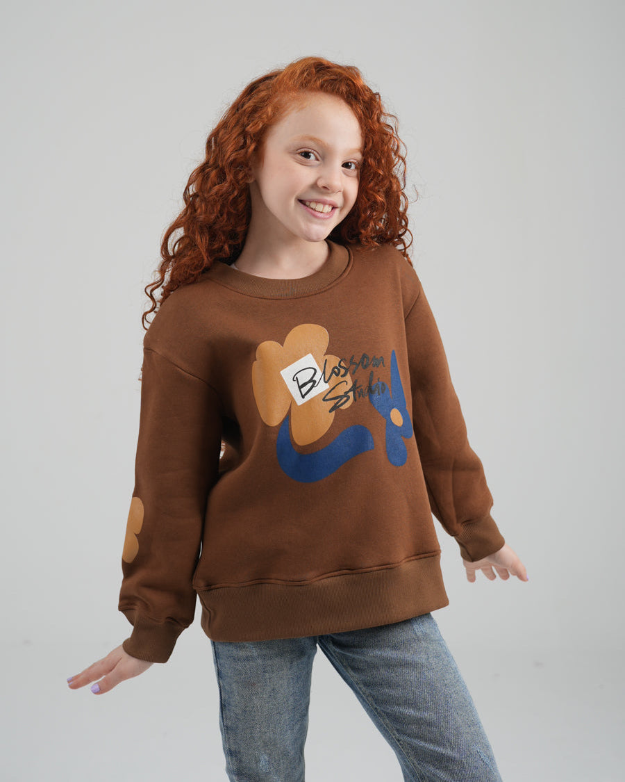 Girl Printed SweatShirt