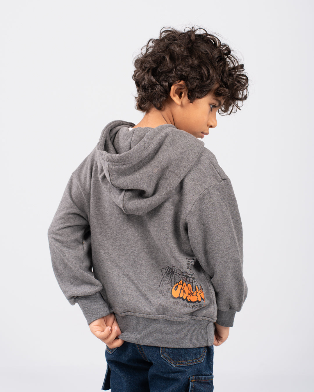 سويت شيرت للأولاد بطبعة مزدوجة