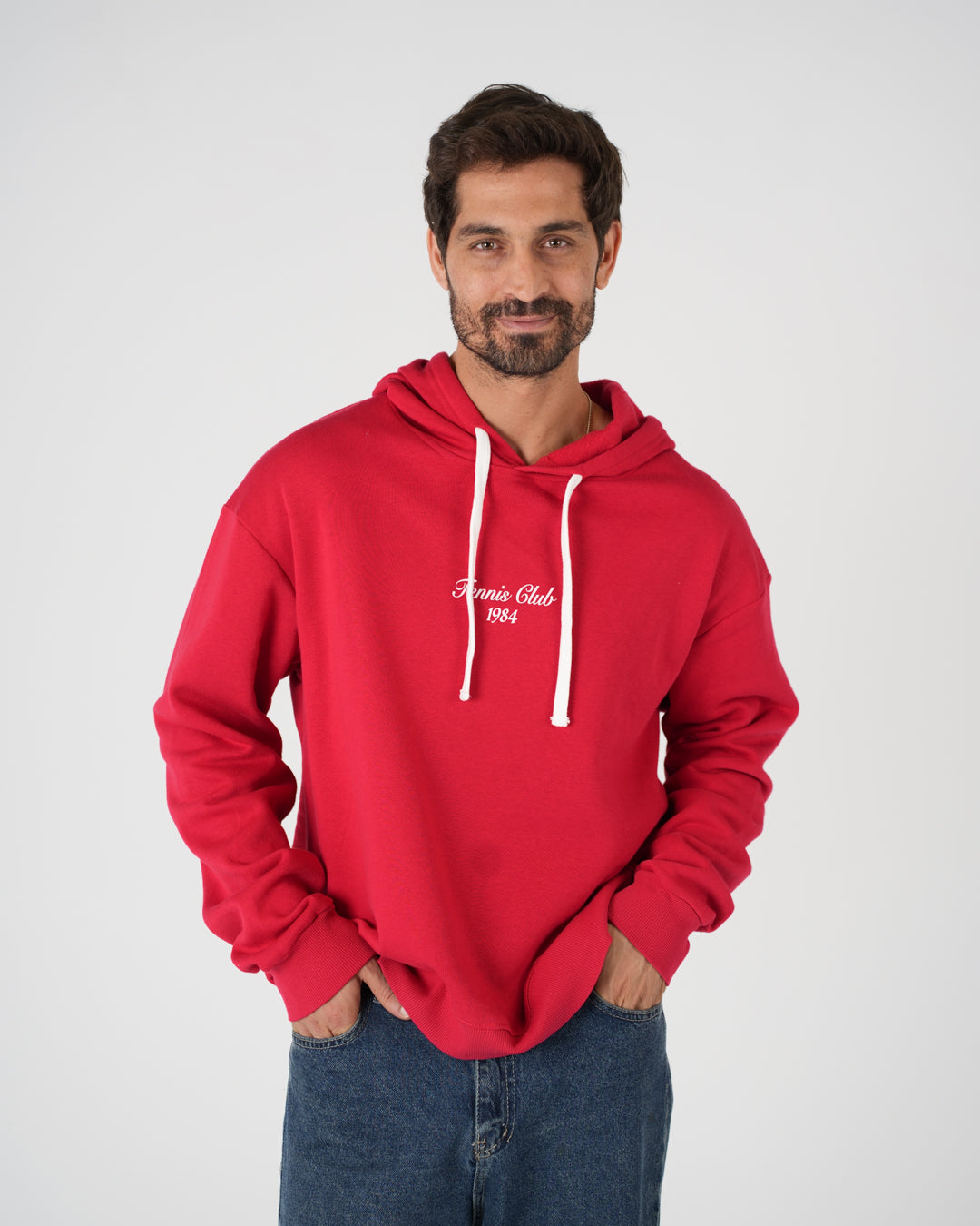 سويتشيرت رجالي بطبعة مزدوجة