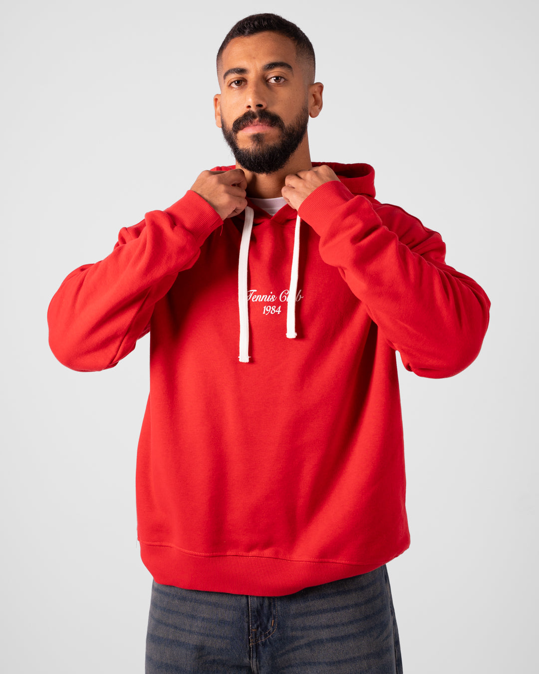 سويتشيرت رجالي بطبعة مزدوجة