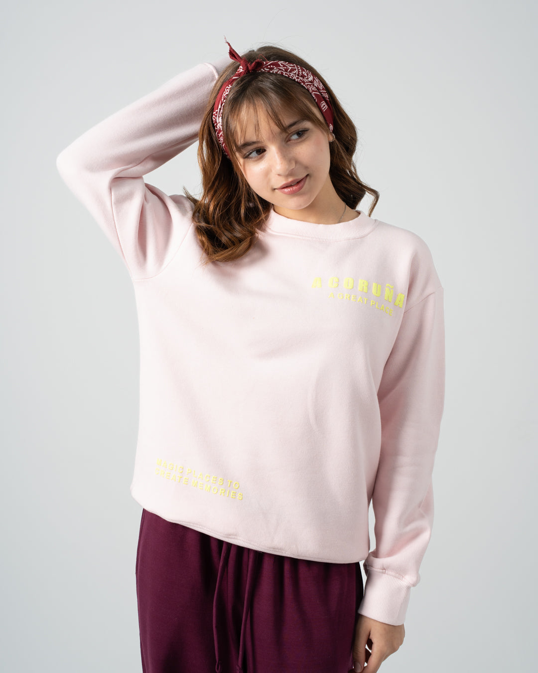 Double Printed Girl SweatShirt