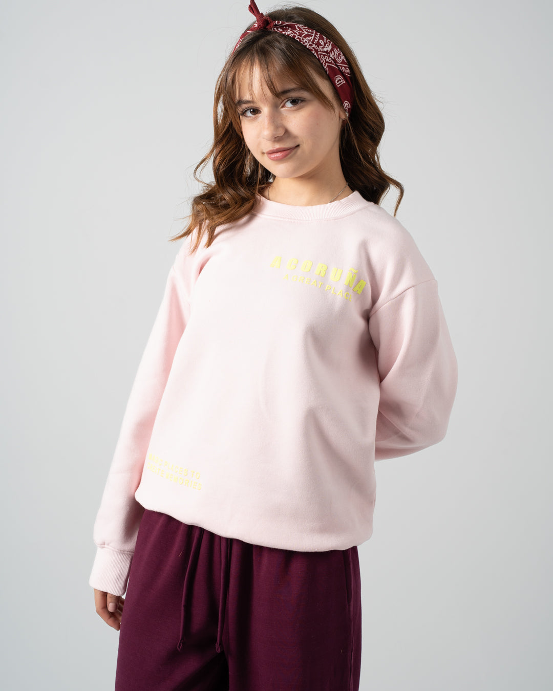 Double Printed Girl SweatShirt