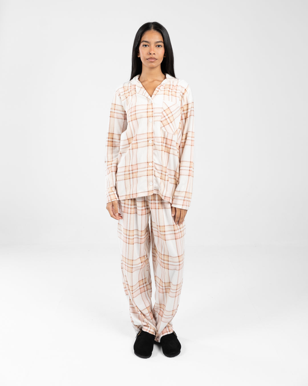 Women Plaid Pyjamas