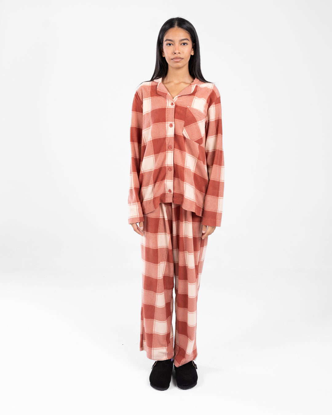 Women Plaid Pyjamas