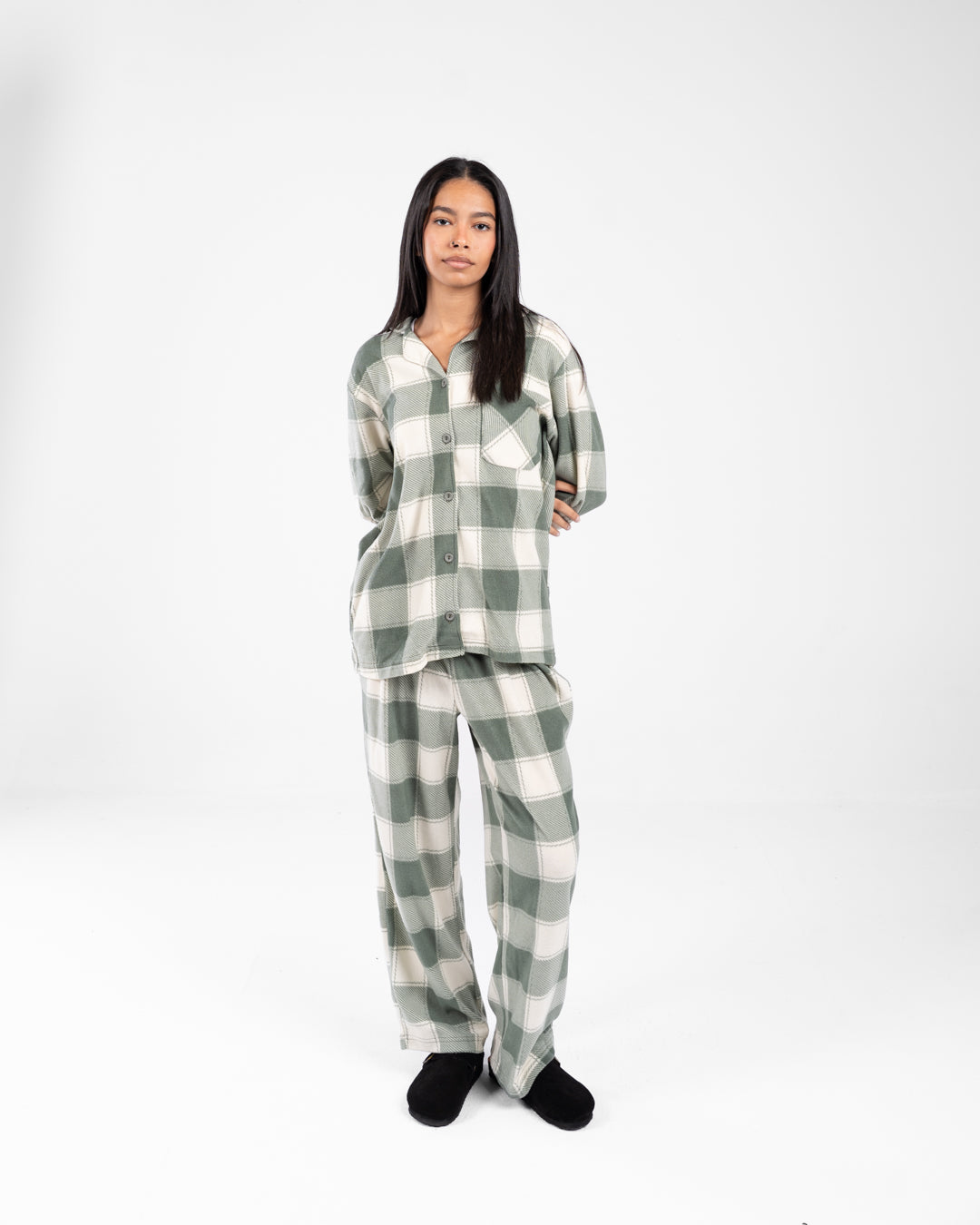 Women Plaid Pyjamas