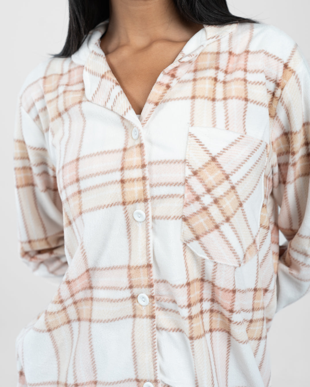 Women Plaid Pyjamas