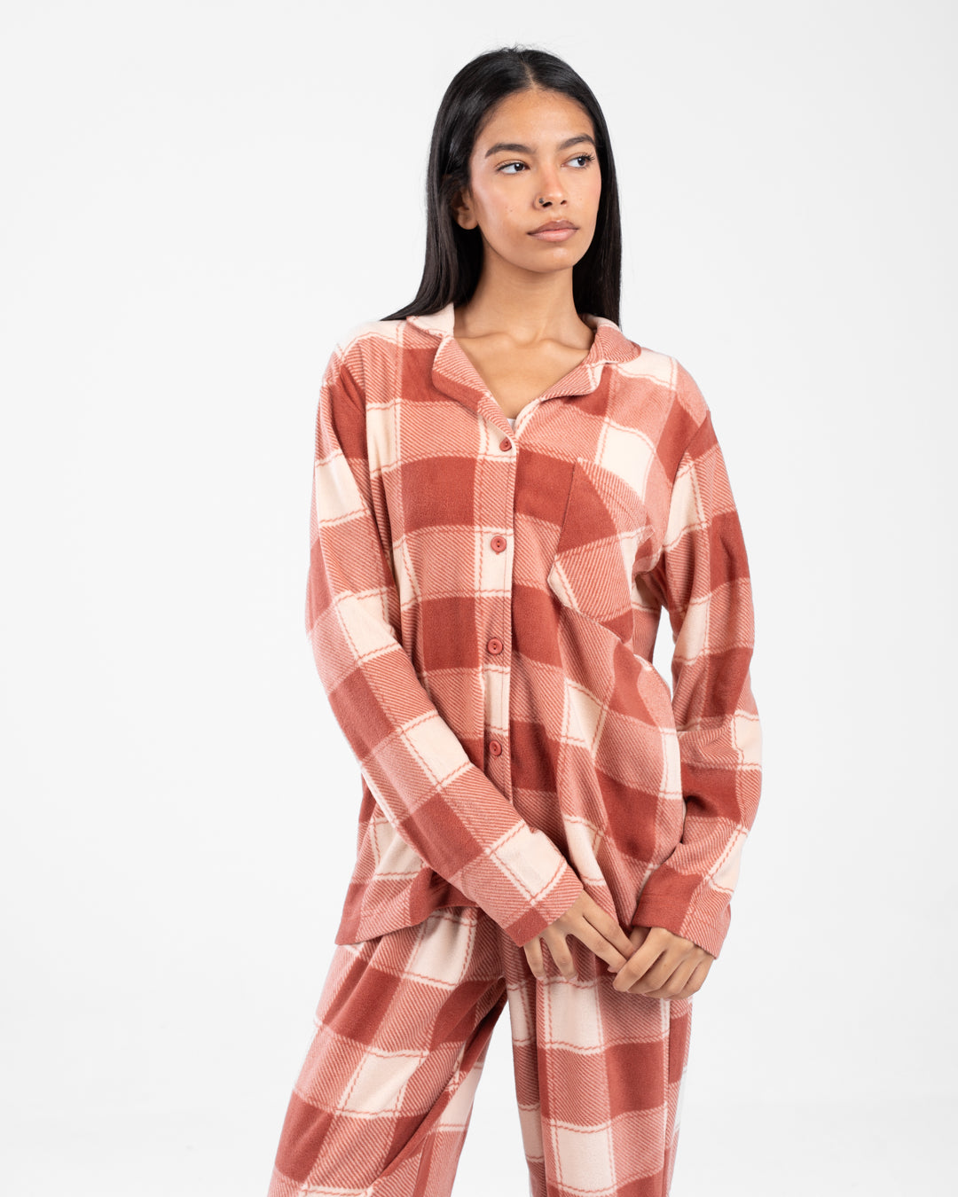 Women Plaid Pyjamas