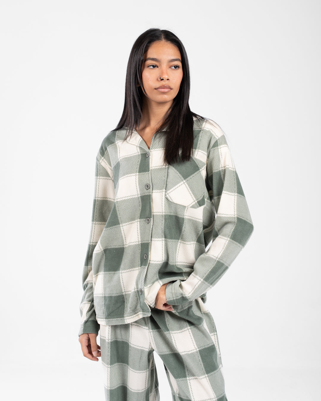 Women Plaid Pyjamas